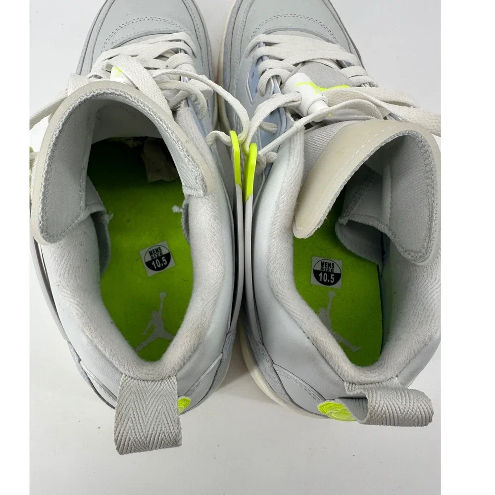 Jordan Spizike Low Wolf Grey Volt Mens Basketball Shoes IB4464-025 Size 10.5